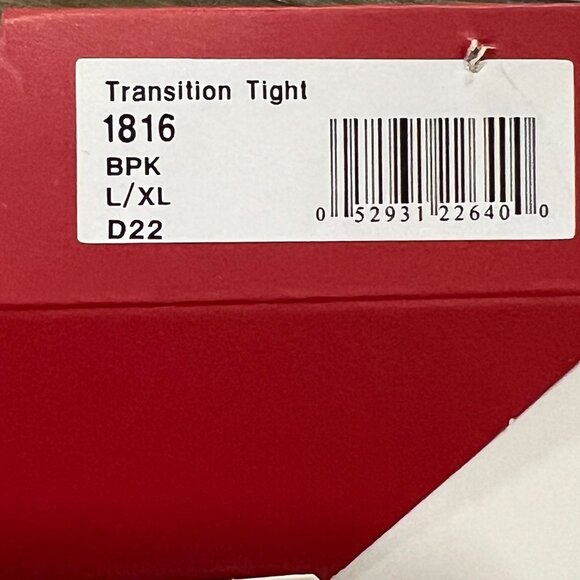 Capezio Ultra Soft Transition Tight 1816 Matte Semi-Opaque BPK L/XL - Picture 3 of 3